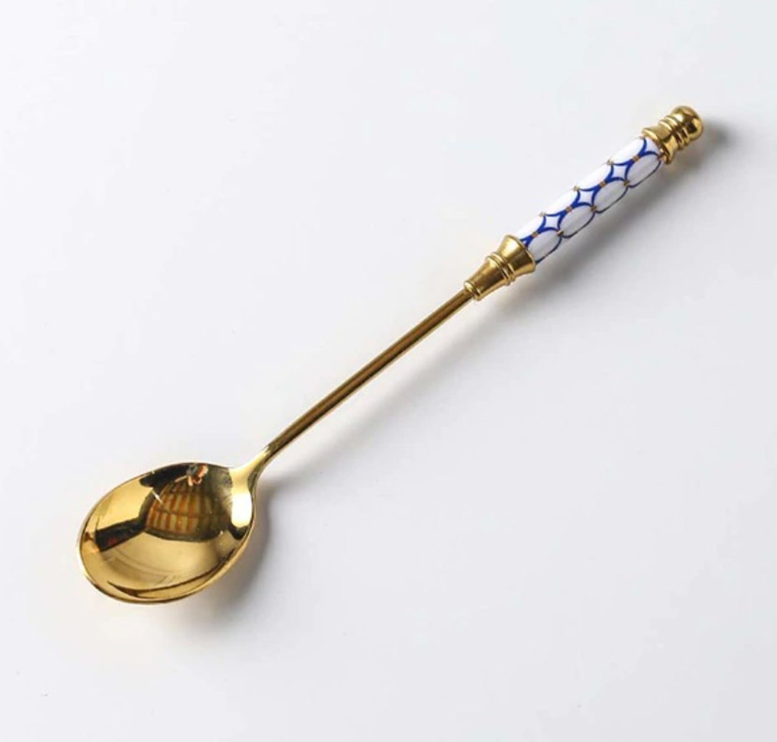 Spoon or Fork Chic Coffee Stirring Spoon/fork Ceramic Long Etsy