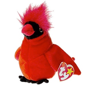 Mac the cardinal beanie baby value hotsell
