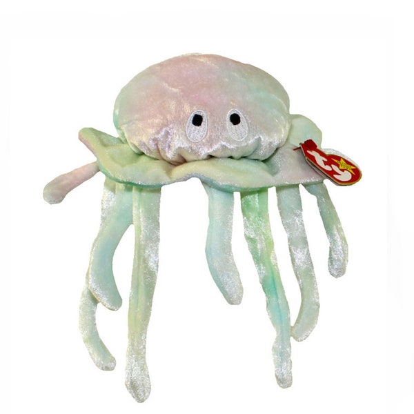 TY Beanie  Babies Baby Goochy The Jellyfish Retired