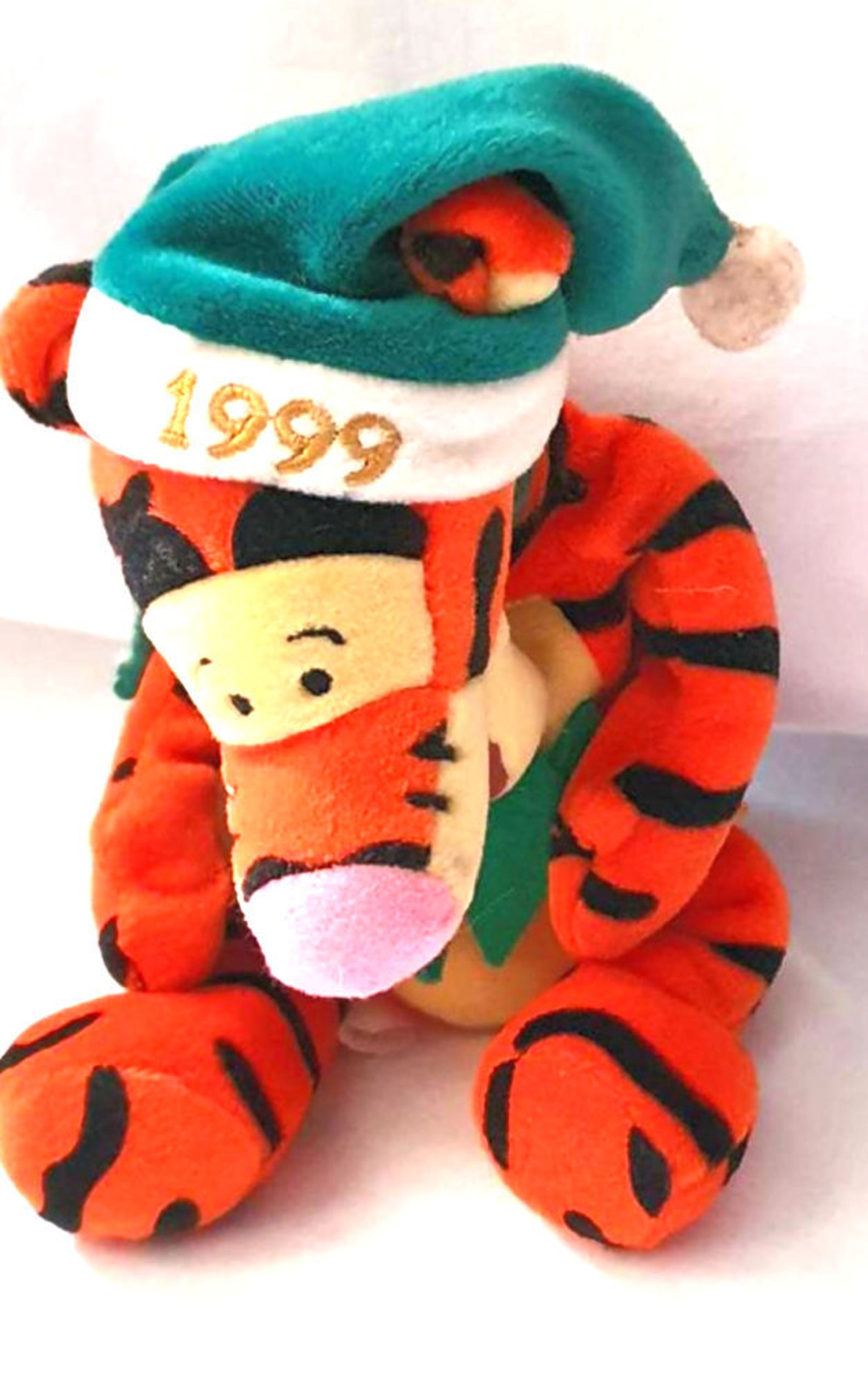 Disney Store Christmas Tree Tigger Beanie Plushie Toy 1999 | Etsy