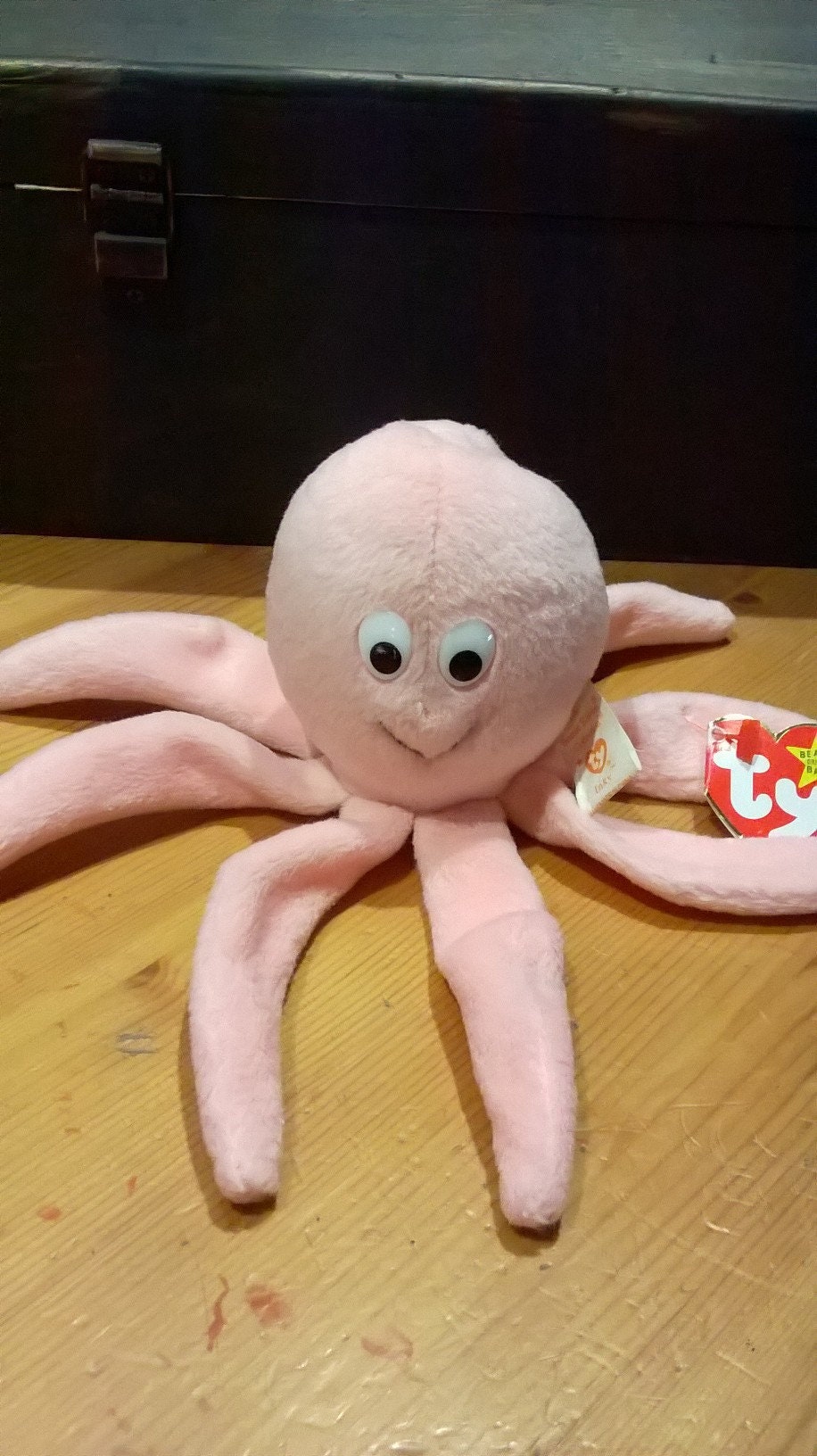 RARE ERRORS TY Beanie Babies Inky the Octopus Retired Valentine