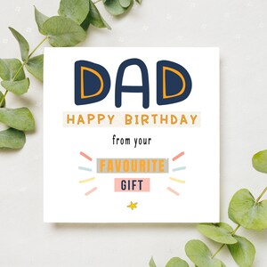 Tarjeta de cumpleaños de papá, tarjeta de cumpleaños divertida para papá, regalo de cumpleaños de papá, tarjeta de cumpleaños para él, de hija, tarjeta de cumpleaños de broma, papá