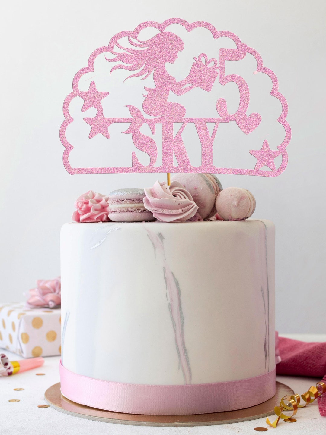 Personalised Mermaid Cake Topper For Daughter Granddaughter Etsy personalised-mermaid-cake-topper-for-daughter-granddaughter-etsy