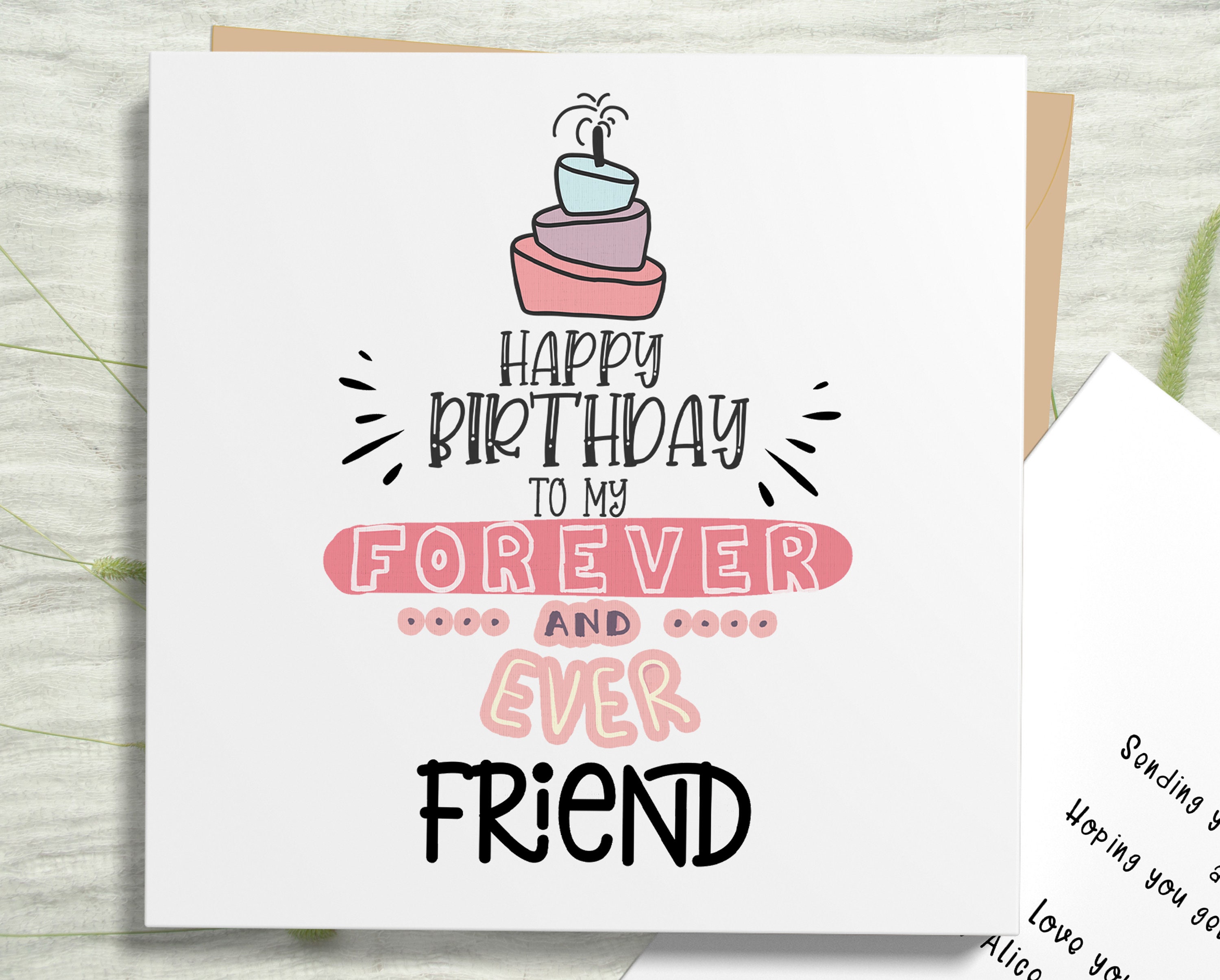 You Are So My Best Friend Geburtstagskarte – Lustige Karte Für Den Besten Freund Mit Umschlag