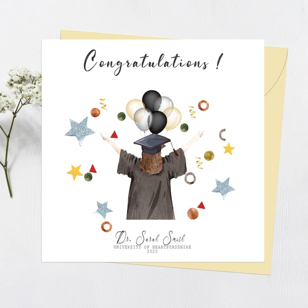 Personalized Doctor Graduation Card, Medical Student Graduation Card, Graduation Gift For Daughter