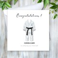 Martial Art Congratulations Card, Karate, Taekwondo, Judo Gift