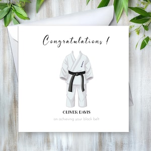 Martial Art Glückwunschkarte, Karate, Taekwondo, Judo Geschenk