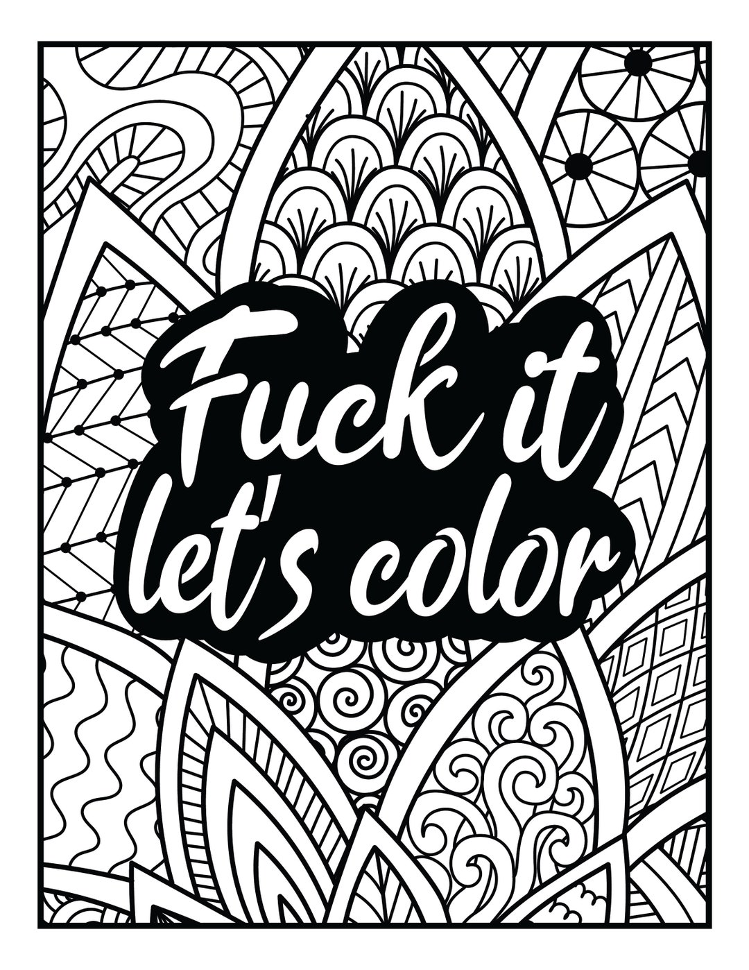 6-page Digital Downloadadult Coloring Sheets Adult Humor - Etsy