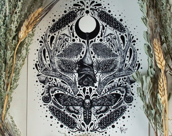 Midnight Mystery Art Print (8"x10")