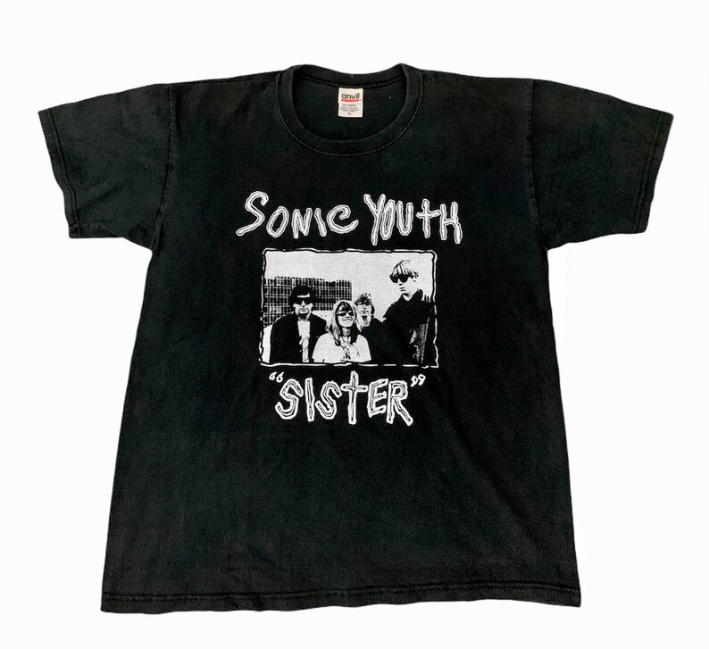 sonic youth bad moon rising t shirt