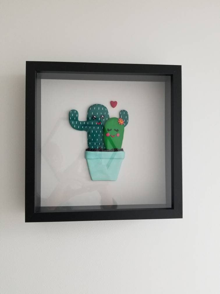 Cadre Cactus Amoureux