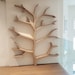 Tree Bookcases, Decorative Rustic Tree Branch Bookshelves, Book stand, Farmhouse Bookshelves, Dxf, Cnc Router, Dijital 