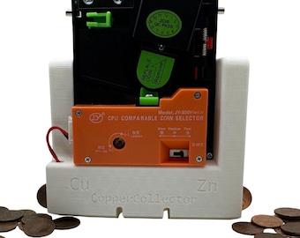 The Copper Collector -Copper Cent Penny & Silver coin sorter- with Power Supply