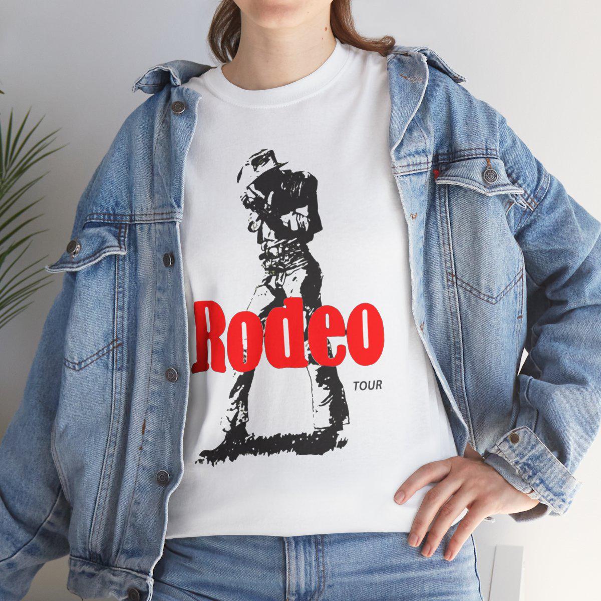 T-shirt Travis Scott Rodeo Tour 2015 Noir - Taille L, Occasion Très Bon état, Print Graphique