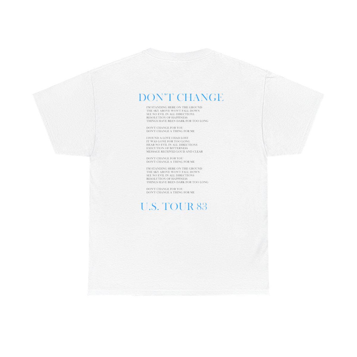 Vintage Rare 80s INXS Dont Change 1983 US Tour Tshirt Rock New