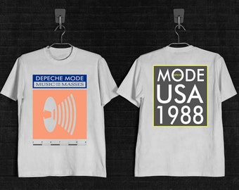 Depeche Mode 1988 Music for the Masses Tour Heavy Cotton Size USA