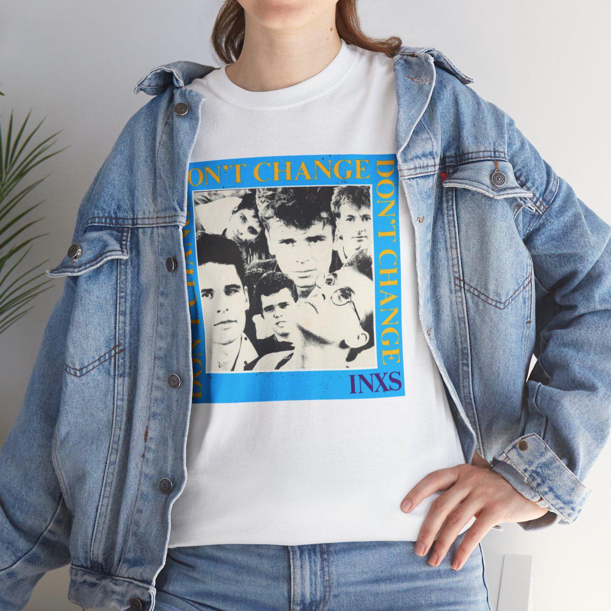 Vintage Rare 80s INXS Dont Change 1983 US Tour Tshirt Rock New