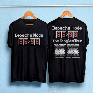 Depeche Mode The Singles Tour 86-98 Heavy Cotton Size USA