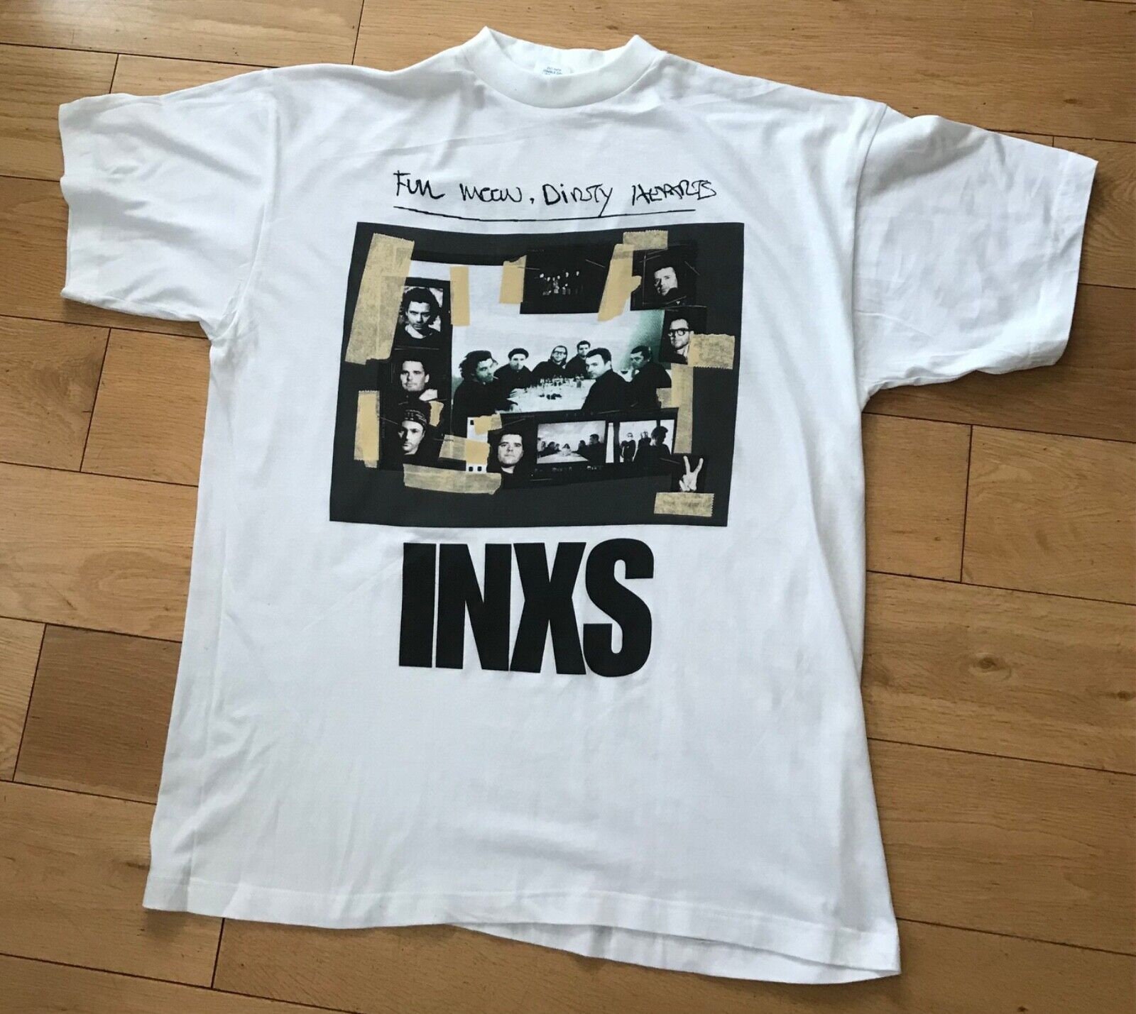Vintage Very Rare INXS the DIRTY HONEYMOON Tour T Shirt Large - Etsy