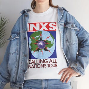 Vintage 1988 INXS Calling All Nations Tour Shirt