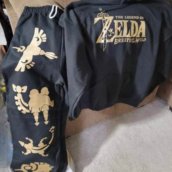 Zelda hoodie and sweat pants