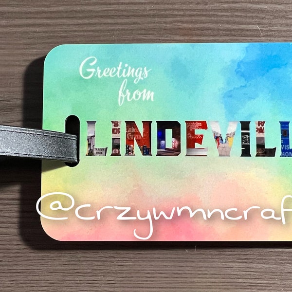 Lindeville luggage tag