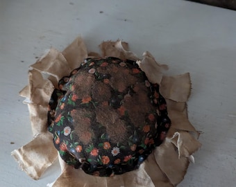 Primitive Grungy Sunflower Bowl Fillers: Hand Sewn Fall Decor