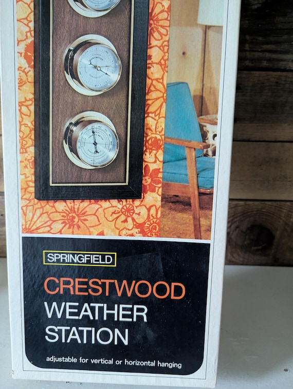 インテリア時計 SPRINGFIELD MARINER WEATHER STATION TRIO Vintage Springfield Crestwood Weather Station Trio New in Box - Etsy