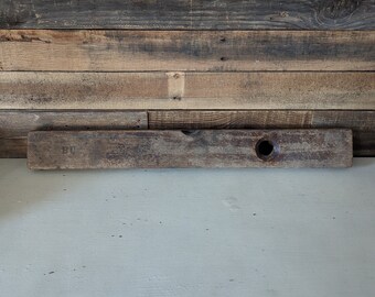 Antique Wood Level Carpenter Tool Old Wooden Level Rustic Decor