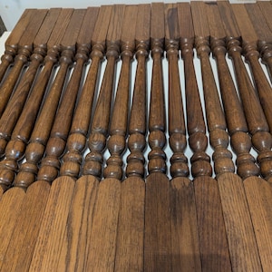 Vintage Architectural Salvage Set of 20 Balusters Reclaimed Wood Spindles