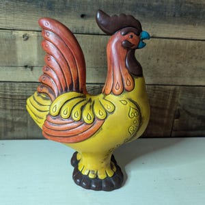 Vintage Ceramic Norleans Rooster MCM Farmhouse Decor