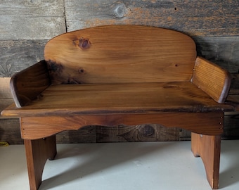 Vintage Heart Bench Child Size Children's Furniture