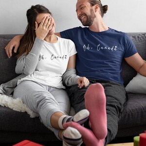 Oh Canada Shirt | Funny Canada Day Tshirt | Kids and Adults | Comfy Canadian Tee with Maple Leaf image 2