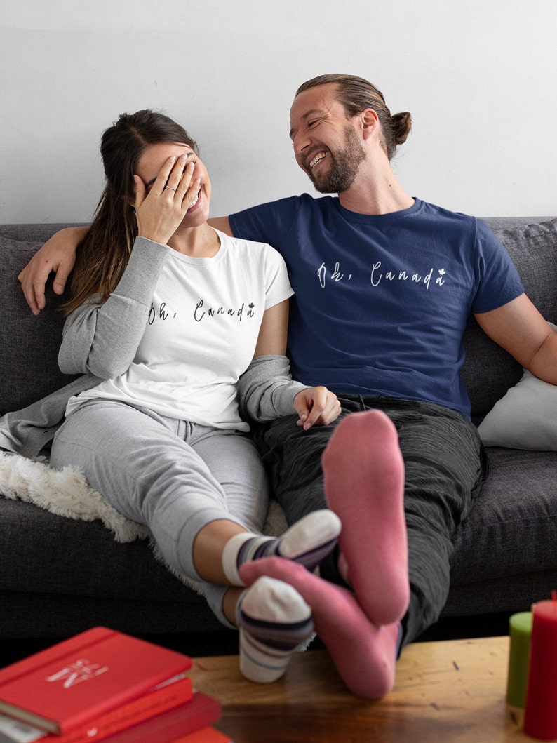 Oh Canada Shirt | Funny Canada Day Tshirt | Kids and Adults | Comfy Canadian Tee with Maple Leaf image 2