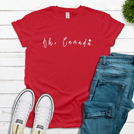 Oh Canada Shirt | Funny Canada Day Tshirt | Kids and Adults | Comfy Canadian Tee with Maple Leaf