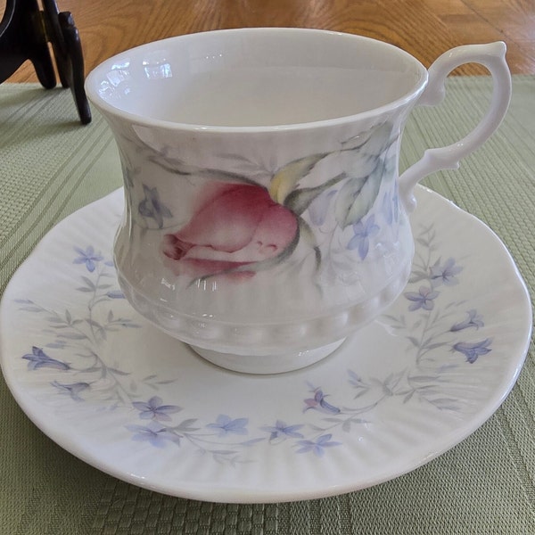 Vintage Footed Cup & Saucer Set by Regal Heritage Queen’s / English Bone China