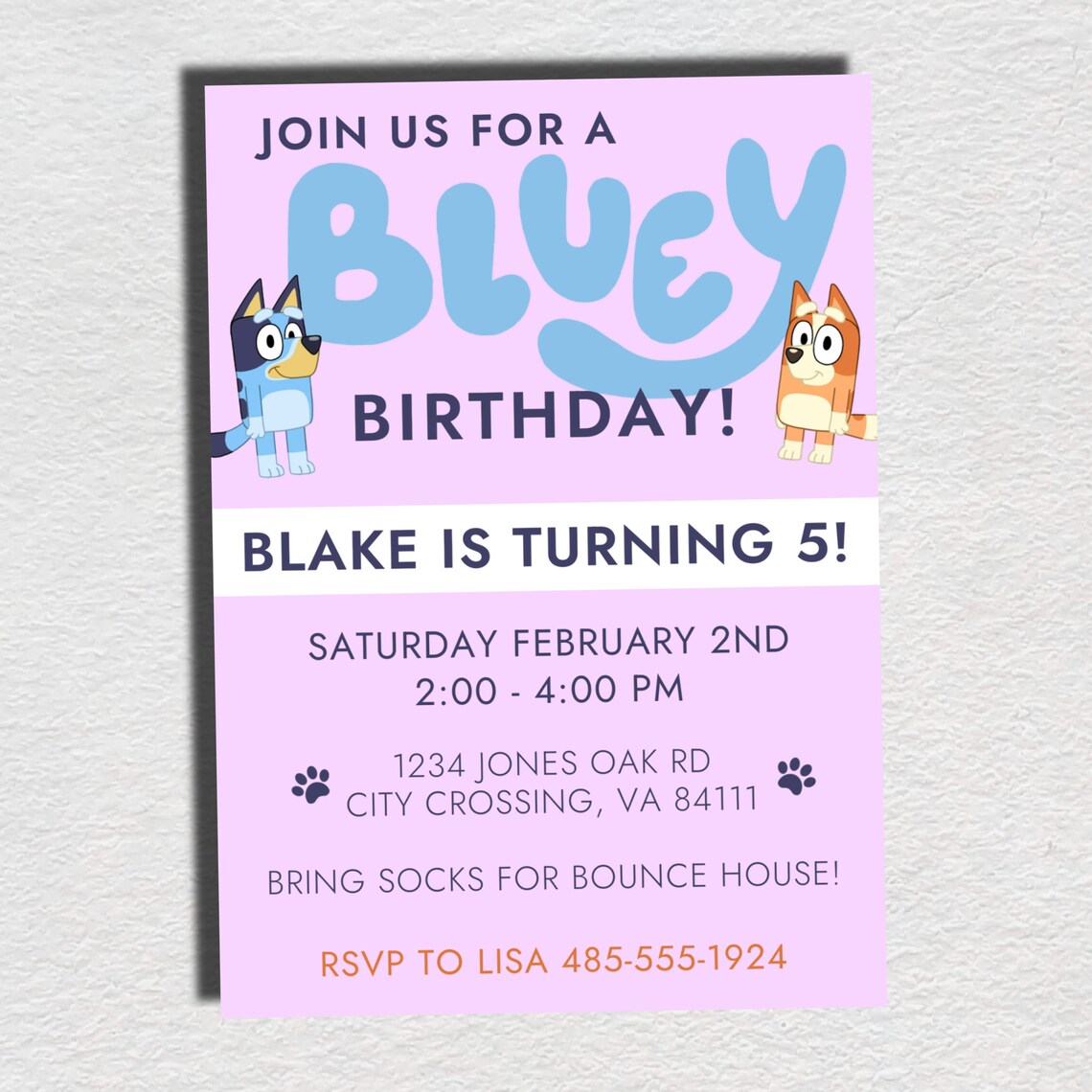 bluey-birthday-bluey-birthday-invitation-birthday-party-etsy