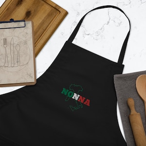 Nonna apron, Nonna, woman&#39;s gift, woman&#39;s apron, gift for Nonna, Nonna gift, Nonna present,nonna&#39;s cooking
