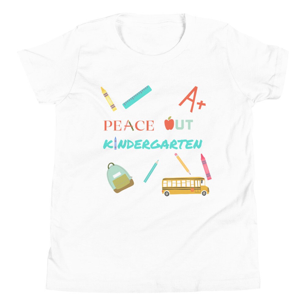  Kindergarten Graduation, Peace Out Shirt, Schools Out Shirt, Last Day Motiv 