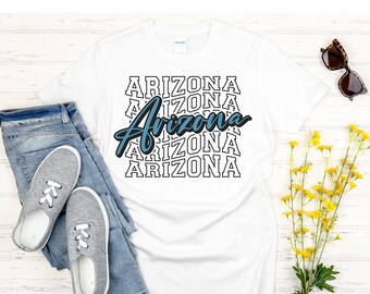 Arizona T-Shirt | Arizona Shirt | Arizona State Tee | Arizona Gift for Her & Him | Travel Souvenir Shirt | Arizona Pride Shirt