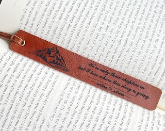 Cadeaux d'anniversaire de mariage en cuir pour mari, marque-page 3e anniversaire personnalisé - Pour bien d'autres chapitres ensemble - Gravé, Garantie 101 ans