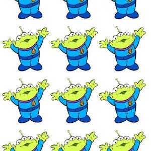 Alien Toy Story  Stickers | Birthdays | Party Decorations | Events | Two Infinity | Buzz | Pizza Planet | Aliens | Woody | Bo Peep