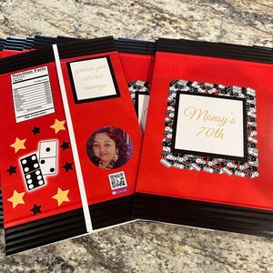 Personalized Custom chip bags digital download (pdf) & folded and shipped option and fill and ship with or without picture