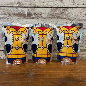 Toy Story Caprisun Labels | Birthday | Print&Ship Stickers | Toy Story Party | Woody | Deputy | Buzz | Sheriff | Jessie | Bo Peep | Rex