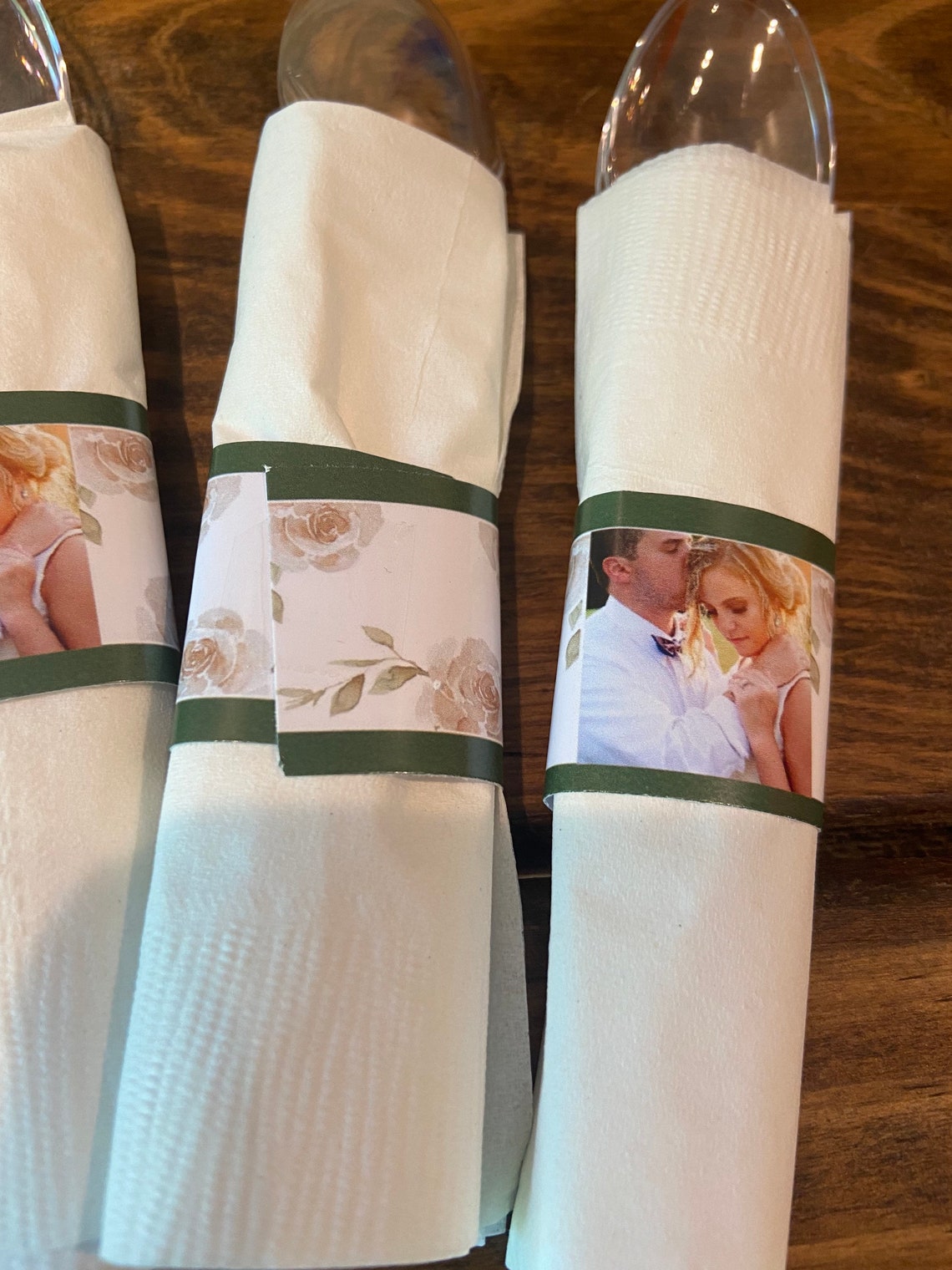 Digital Personalized Wedding Silverware Covers | Silverware Labels ...