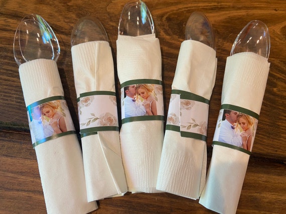 Digital Personalized Wedding Silverware Covers Silverware - Etsy