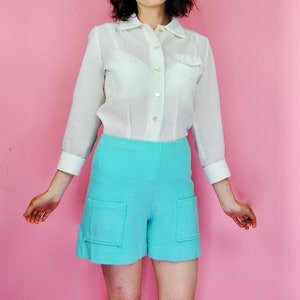 1960s Blue Catalina Sportswear Shorts with pockets - Sm to Md