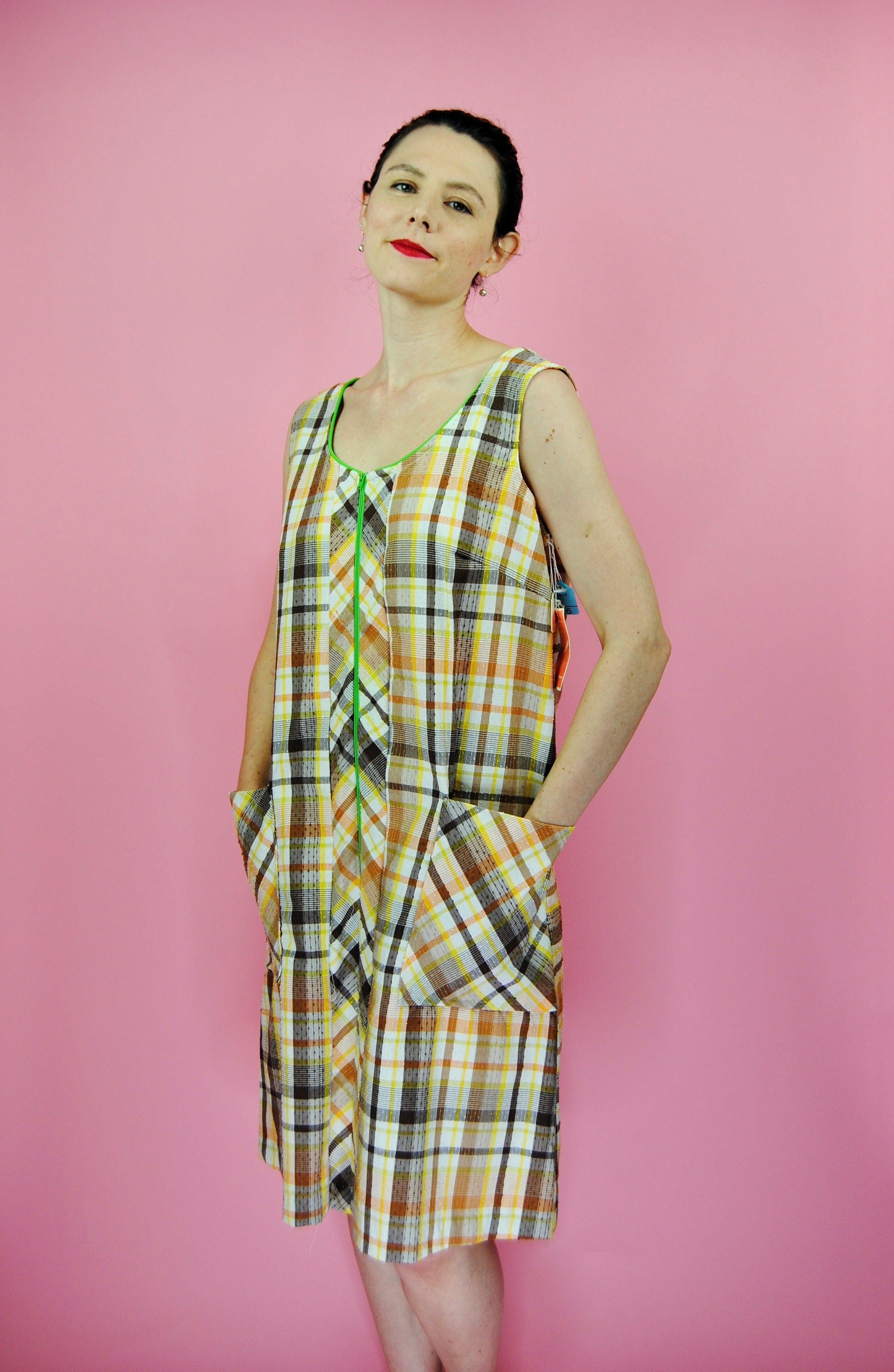 Plaid House Dress - Etsy Plaid House Dress - Etsy