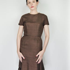 brown wiggle dress Brown Wiggle Dress