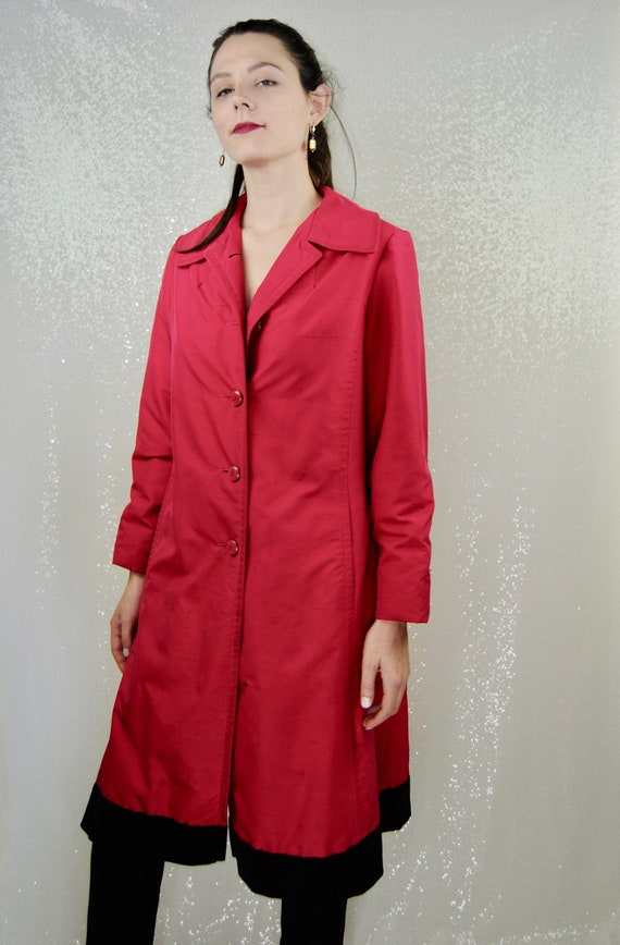 1960s Wounded I.Magnin and Co. Red Jacket - S to M